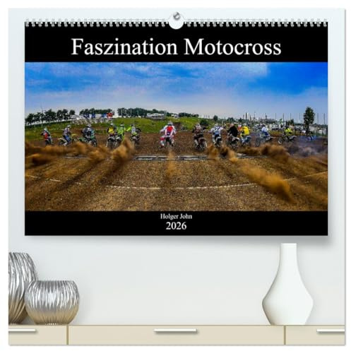 Blickpunkte Motocross (hochwertiger Premium Wandkalender 2026 DIN A2 quer), Kunstdruck in Hochglanz: Die faszinierende Extremsportart Motocross in all seinen Facetten (CALVENDO Sport)