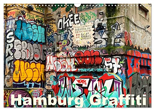 Hamburg Graffiti (Wandkalender 2026 DIN A3 quer), CALVENDO Monatskalender: Hamburg beste Graffiti-Werke von den Straßen der Hansestadt (CALVENDO Kunst)