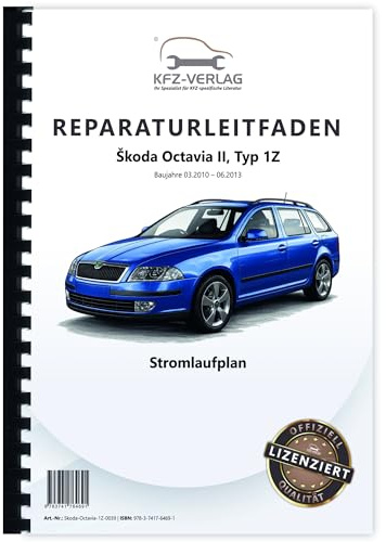 SKODA Octavia Typ 1Z (10-13) Schaltplan Stromlaufplan Verkabelung Elektrik Pläne