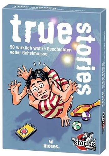 moses. Black Stories Junior - True Stories | 50 wirklich wahre Geschichten voller Geheimnisse | Das Rätsel Kartenspiel für Kinder ab 8 Jahren