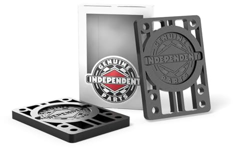 Independent Risers 1/8Inch Black x2