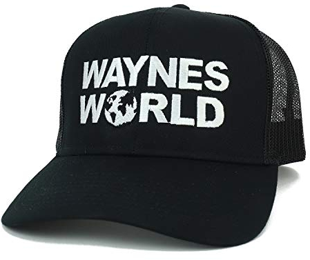 Armycrew Wayne's World Trucker Mesh Cap - Schwarz - Einheitsgröße