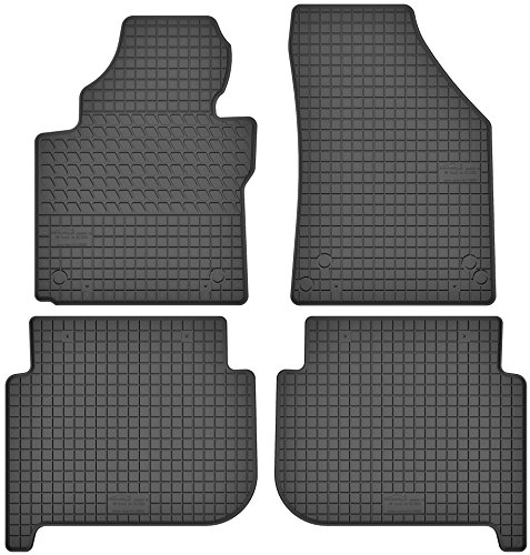 Gummimatten Gummi Fußmatten Satz für VW Volkswagen Touran I (2003-2010) - Passgenau