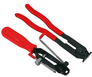 Alltooetools 2pcs Auto Cv Joint Boot Clamps Pliers Car Banding Tools Kit Set