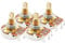 Musiclily Pro B500K Brass Shaft Metric Split Shaft Pots Linear Taper Potentiometers for Electric Guitar Bass (Set of 4)