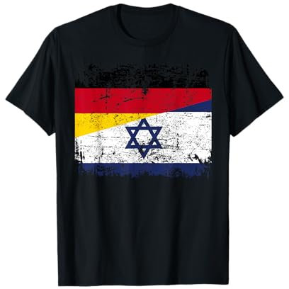 ISRAEL Shirt DEUTSCHLAND ISRAEL Freundschaft Flagge T-Shirt