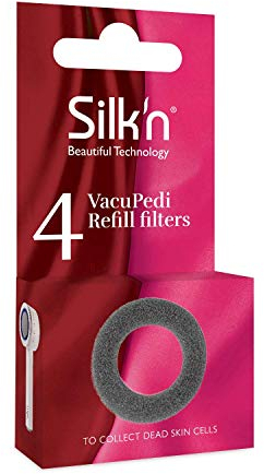 Silk'n VacuPedi filters - Nachfüllpackung - Elektrisches Gerät zur Hornhautentfernung - Vakuumsystem - 4 Stück