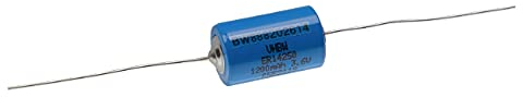 vhbw Pile au Lithium ER14250 - Pile spéciale avec Connexion à souder (1200mAh, 3,6V, Li-SOCl2)