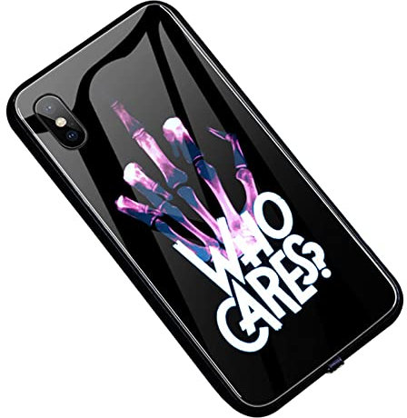 n/a1 Led Light Phone Case Cover for iPhone 11. FLIP OFF. Induction LED light up glass phone case cover black