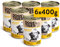 Dogs’n Tiger Adult Premium Nassfutter für Hunde, Mahlzeit, Hunde Nassfutter, tiergerechte Rezeptur mit 67% Fleischanteil an Huhn, Leinsamenöl & Kräuter – ohne Zucker & künstliche Aromen, 6X 400g