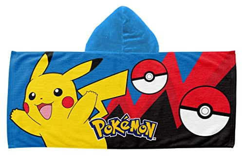 Northwest Pokemon Bounce and Bolt Kapuzen-Strandtuch, 53,3 x 129,5 cm