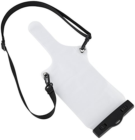 ASHATA wasserdichte Tasche für Walkie Talkie Holster Holder-Tasche, transparente Walkie Talkie-Tasche wasserdichte Taschenclip-Lanyard-Schutzhülle, hochfeste wasserdichte, staubdichte, beschlagfreie