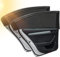 URAQT Tapa Sol Coche Bebes y Mascotas, 2pcs Parasol Infantil Lateral Doble Tejido, para Ventanas Traseras, Mosquitera para Proteger del Sol y Boquear Rayos UV y Calor