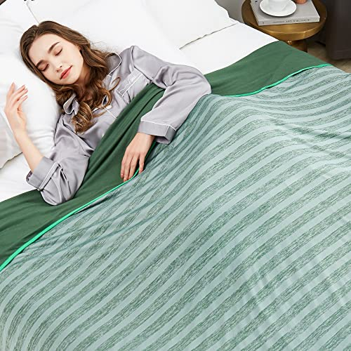 Guohaoi Kühldecken für heiße Schläfer, Arc-Chill Q-Max > 0,5 kühle Faser, 100 % Öko-Tex-zertifiziert, leichte Sommer-Decke für Reisen/Outdoor, ultra-kalt, atmungsaktiv, 152,4 x 228,6 cm