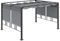 Outsunny Pergola avec Store rétractable 4 x 3 m Résine époxy résistante à la Corrosion - Construction en Aluminium et Acier - Gris foncé