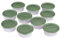 RoyalFay Pizzaballenbox Piccolo 10 Stück mit Deckel softgreen Pizzateigballen Zutatenbehälter Gärbox Made in EU…