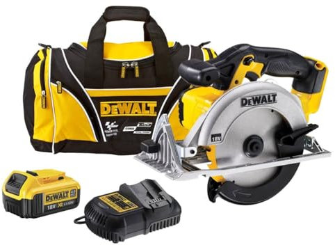 DEWALT DeWalt DCS391M1 18v Heavy Duty XR Circular Saw + 1 x 4.0ah Batt, Charger + Bag