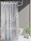 Kuber Industries Cortina de aire acondicionado, cortina de ventana de puerta de PVC, cortinas para puerta, cortina para baño, cortina opaca para ventana, cortina de ducha con 8 anillos, 9 pies,