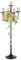 Bougeoir noir grand bougeoir haut : Romadedi 122 cm Chandelier à 5 branches pour décoration d'Halloween Noël mariage vintage grand pour décoration de salon fête