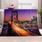 Kuscheldecke Flauschig New York 3D Decke 150x200 Stadt Wohndecke Modern Weich und Warme Flanell Fleecedecke für Sofadecke Couchdecke Tagesdecke m8088