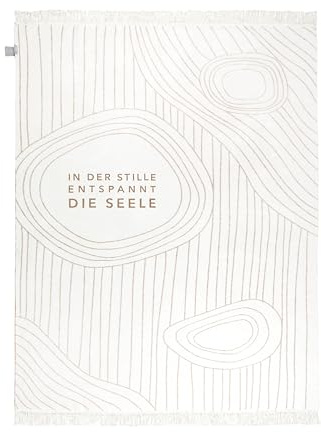 Räder Zen Spirit Decke 'In der Stille entspannt die Seele' Kuscheldecke Design