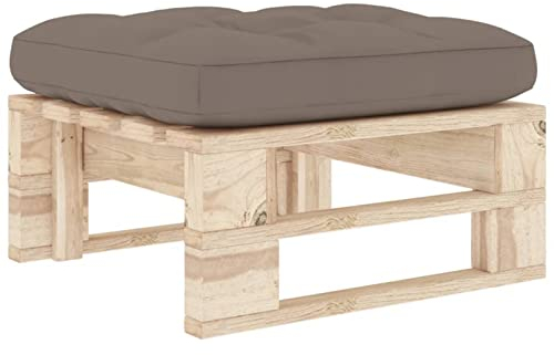 Generisch Gartenhocker aus Paletten, Pouf, imprägniertes Kiefernholz, geeignet für Gartenlounges