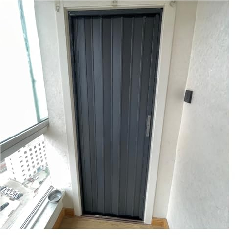 Schiebetür Falttür falttüren innentüren Aluminium-Falttür, Innenschiebetür, Falttür für Küchen-/Speisekammertür, Raumteilertür 181 170 160 150 111 66 61 cm breit(H150cm(59in),W 61cm(24 in))