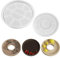BORDEAG 2 Stück Silicone Molds Tray with Grooves, Rundes Silikonformen Gießformen, Silikonform Tablett, für Wohndekoration Kunst Dekoration