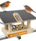 Vogelfutterhaus Balkon - Vogelhaus Balkongeländer wetterfest und langlebig (Balkon)
