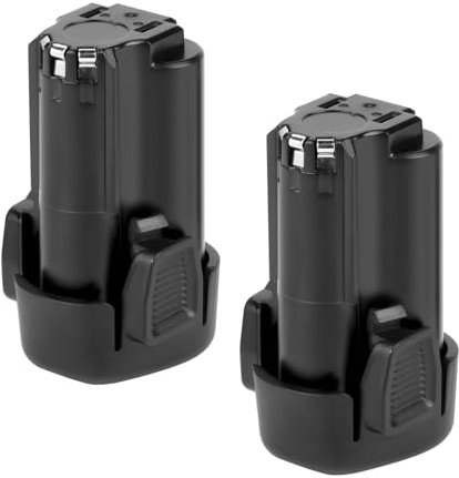 BURGARDEN 2 Pièces 10.8V 3000mAh Li-ION Batteries pour Black & Decker BL1510 BL1110 BL1310 LB12 LBX12 LBXR12 pour EGBL108 EGBL108KB GKC108 HPL106 HPL10IM HPL10RS BDCDMT112 LDX1 LDX112C PSL12