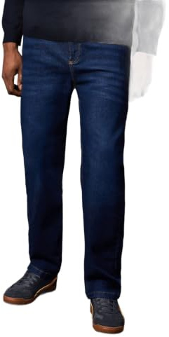 Burton Indigo Stretch Straight Fit Jeans, 32S, Indigo