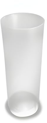 Sanjoma Chemical Solutions Vasos de tubo Pack economico reutilizables 300ml - Color Transparente - Plástico duro (Polipropileno) - Libres de BPA ecologicos y reciclables (Pack 500)
