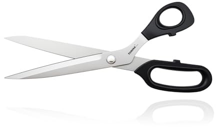 TONMA Japanische Schneiderschere 28cm [Made in Japan] – Präzisions-Nähschere aus SG2 Edelstahl mit Messerschärfe für Stoffe, Jeans & Leder, Rechtshänder-Schere für Schneider & Näher