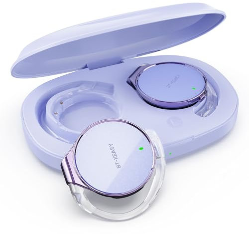 On Ear Headphones Bluetooth 5.4, Noise Cancelling Open Ear Headphones Wireless, Water-Drop Shaped Clip On Sport Headset Bluetooth with 4 Microphone, Comfort Fit Earphones with Long Battery Life