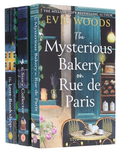 Evie Woods 3 Books Collection Set (The Mysterious Bakery on Rue de Paris, The Story Collector & The Lost Bookshop)
