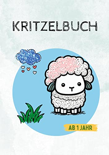 Kritzelbuch ab 1 Jahr: Das etwas andere Malbuch mit den süßesten Tiermotiven.
