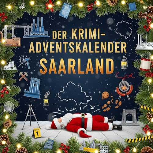 Der Krimi-Adventskalender Saarland: Mordsverdächtig in 24 Akten. Ein Fall in deiner Nähe