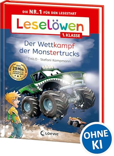 Leselöwen 1. Klasse - Der Wettkampf der Monstertrucks: Die Nr. 1 für den Lesestart - Mit Leselernschrift ABeZeh - Erstlesebuch für Kinder ab 6 Jahren