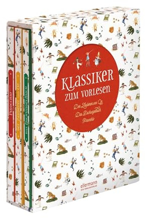 Klassiker zum Vorlesen. Das Dschungelbuch. Der Zauberer von Oz. Pinocchio: Hochwertig gestalteter Schuber in wunderschöner Ausstattung als besonderes Geschenk für die ganze Familie