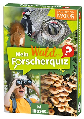 Moses. Expedition Natur Mein Wald-Forscherquiz, 100 spannende Fragen rund um Waldtiere und Bäume, für Kinder ab 8 Jahren