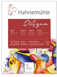 Aquarellblock D'Aqua rau 220g/m², 30x40cm, 30Blatt