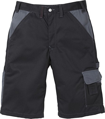 Kansas Icon Arbeitshosen kurze Hosen Shorts 2-875, Farbe:schwarz/grau;Größe:44