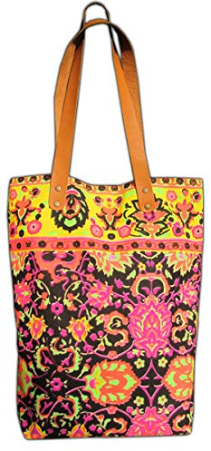 PANASIAM shoulderbag fluoro print, black, M
