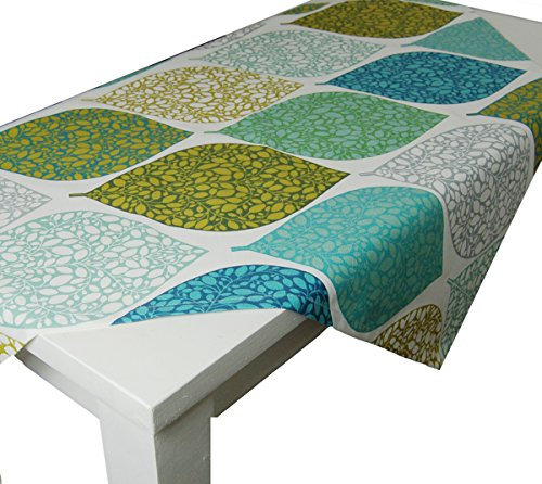 beties „Momente“ XL Mitteldecke ca. 110x110 cm Tischdecke in interessanter Größenauswahl hochwertig & angenehm 100% Baumwolle Farbe (applemint)