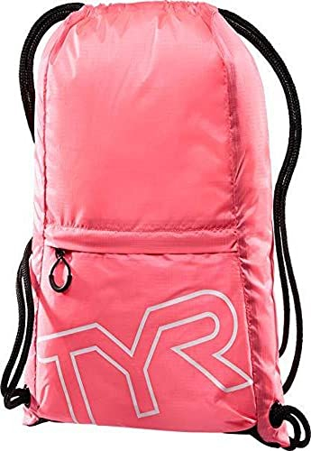TYR Zaino Draw String, sac de Sport Unisex-Adulto, Rosa, per Tutti