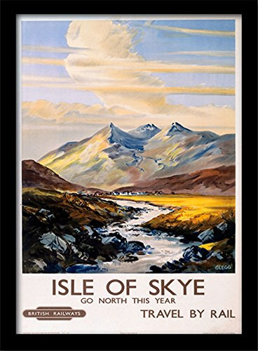 National Railway Museum Isle of Skye '1' Memorabilia,30 x 40 cm