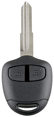 Ersatz Schlüsselgehäuse mt 2 Tasten Autoschlüssel Schlüssel mit Rohlingtyp MIT8 Fernbedienung Funkschlüssel Gehäuse ohne Transponder oder Elektronik. INION (fürMitsubishi (KS10Ano)
