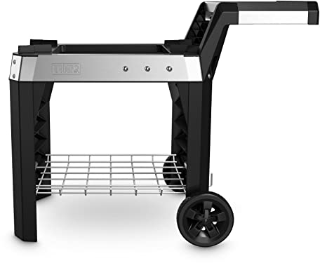 Weber 6539 Rollwagen, Kunststoff, schwarz, 77.5 x 62.2 x 49.5 cm