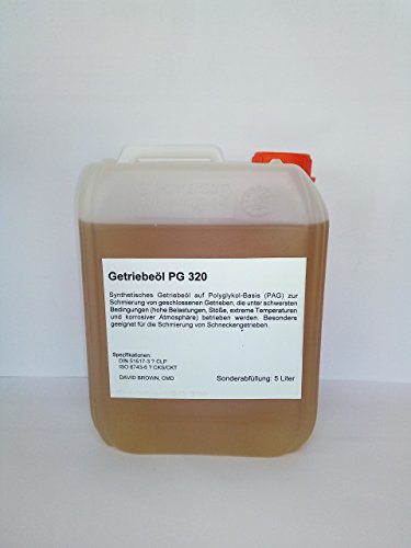 Getriebeöl PG 320 Kanister 5 Liter Inhalt