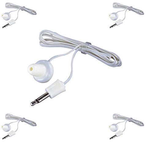 CABLE STOP 3.5mm MONO Jack Magnetic Earpiece Earphone 8 OHMS - 1M (Pack of 5)